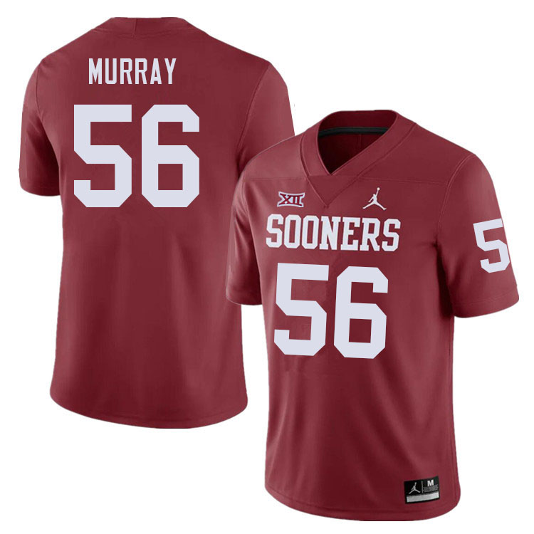 Men #56 Chris Murray Oklahoma Sooners College Football Jerseys Sale-Crimson - Click Image to Close